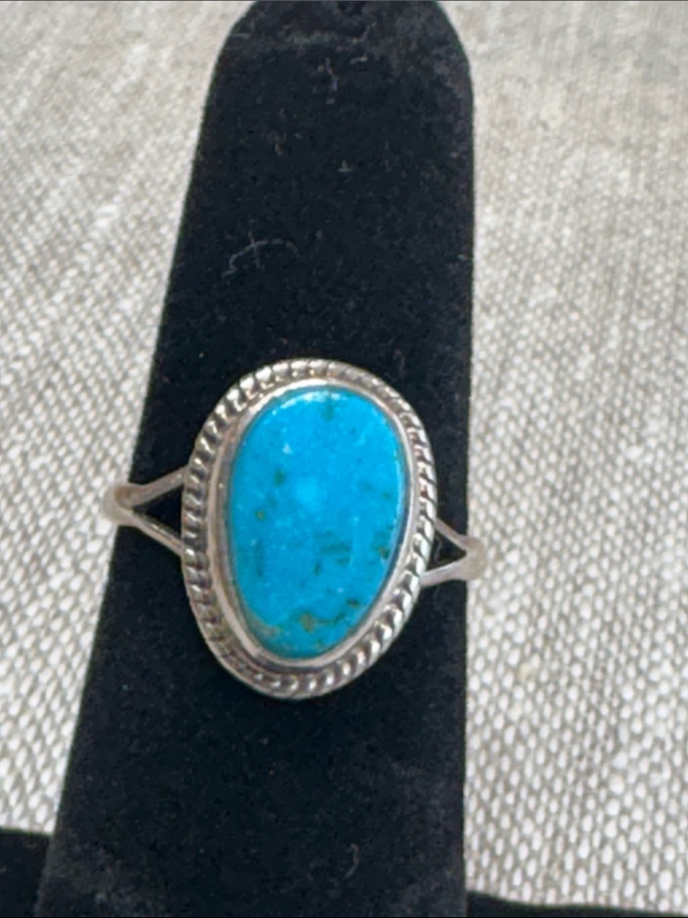 アクセサリー Native American Turquoise Sterling Ring Sterling Silver Turquoise Native American Ring - Gem